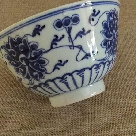 Blue & White Rice Bowl - Picture 2 of 8